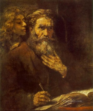 伝道者マシューの肖像画 レンブラント Oil Paintings